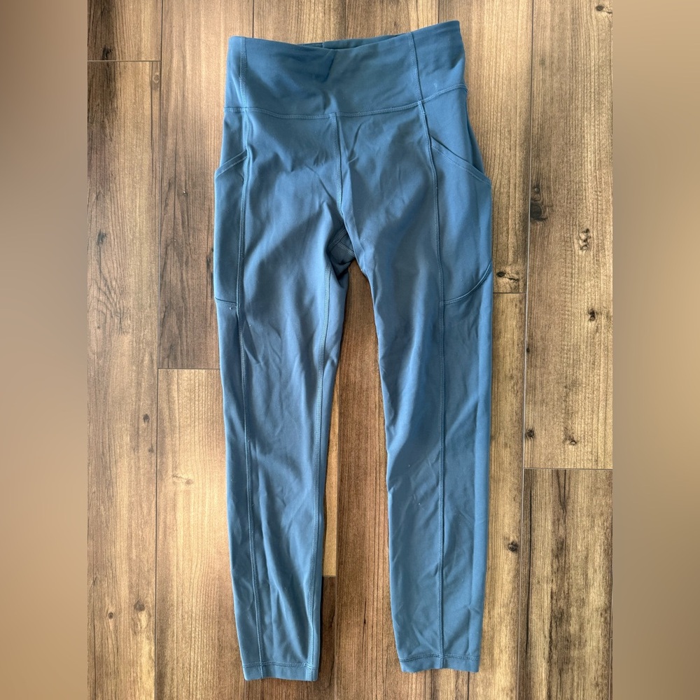 Invigorate high rise tight 25'' iron blue size 6